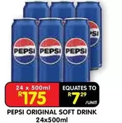 pepsi - ORIGINAL SOFT DRINK