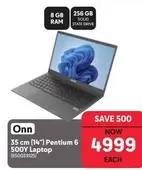 35 cm (14") Pentium 6 500Y Laptop (850039125)