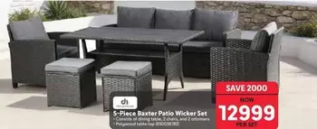 5-Piece Baxter Patio Wicker Set