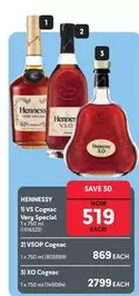 Hennessy - 1) VS Cognac Very Special 1x 750 ml (8036523)