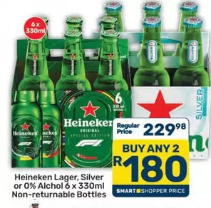 Heineken - Lager, Silver or 0% Alcohol
