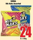 Simba - Nik Naks Assorted