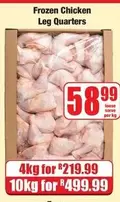 Frozen -  Chicken Leg Quarters