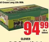 Clover - Full Cream Long Life Milk