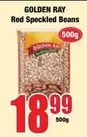 Golden Ray - Red Speckled Beans