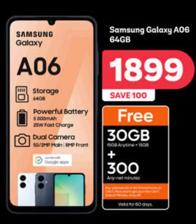 Samsung - Galaxy A06 64GB