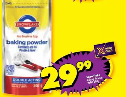 Snowflake - Baking Powder