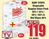 Disposable Nappies Value Pack / Wet Wipes