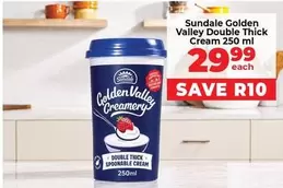 Sundale - Golden Valley Creamery Double Thick Spoonable Cream