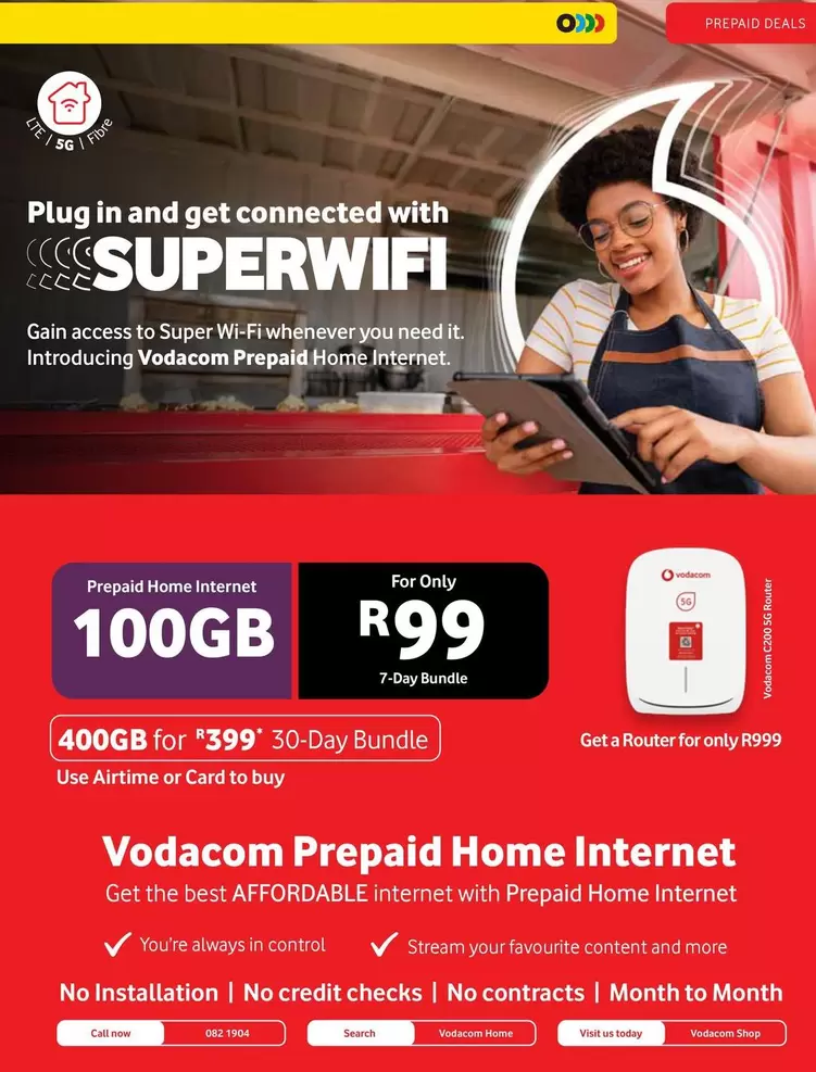 Vodacom - Prepaid Home Internet