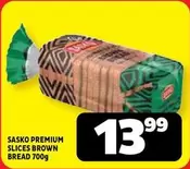SASKO - PREMIUM SLICES BROWN BREAD 700G