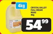 Crystal Valley - FULL CREAM MAAS