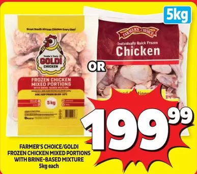 Goldi - FROZEN CHICKEN MIXED PORTIONS