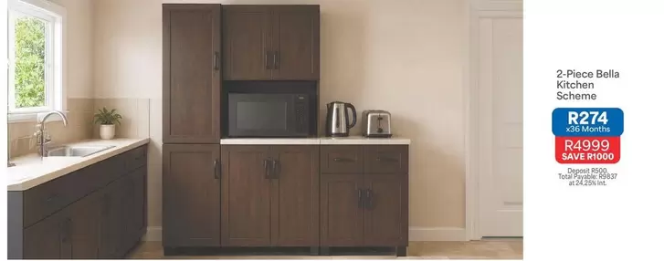Total - 2 Piece Bella Kitchen Scheme