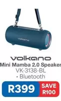 Volkano - Mini Mamba 2.0 Speaker VK-3138-BL