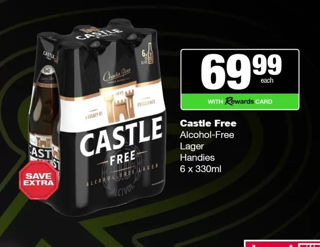 CASTLE - Alcohol-Free Lager Handies