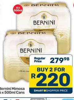 Bernini - Mimosa 6 x 500ml Cans