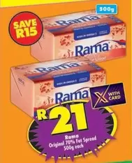 Rama - Original 70% Fat Spread
