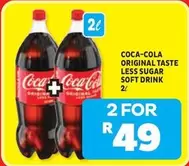Coca cola - ORIGINAL TASTE LESS SUGAR SOFT DRINK