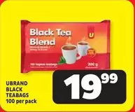 BLACK TEABAGS