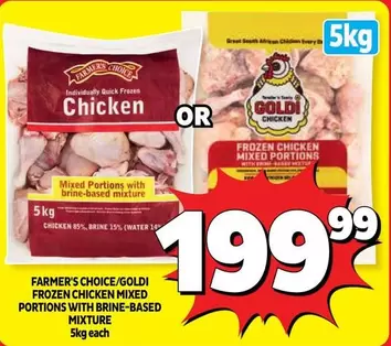Frozen - FROZEN CHICKEN MIXED PORTIONS WITH BRINE-BASED MIXTURE