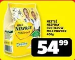 Nestlé - NESPRAY FORTIGROW MILK POWDER 400g