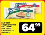 Parmalat - GOUDA/CHEDDAR FULL CREAM PROCESSED CHEESE SLICES