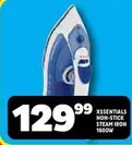 NON-STICK STEAM IRON 1600W