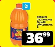 Brookes - OROS ORANGE SQUASH CONCENTRATE