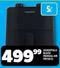 BLACK MANUAL AIR FRYER