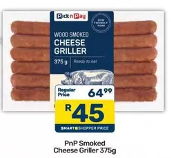 Pick n Pay - WOOD SMOKED CHEESE GRILLER