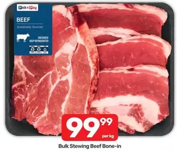 Pick n Pay - Bulk Stewing Beef Bone-in