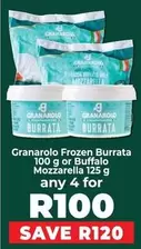 Frozen - Burrata or Buffalo Mozzarella