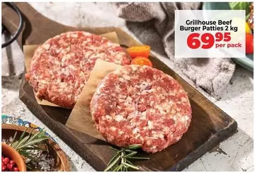 Grillhouse Beef Burger Patties