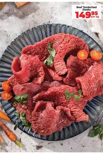 Beef Tenderised Steaks