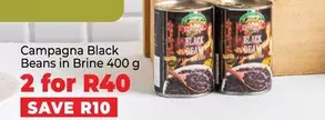 Campagna Black Beans in Brine 400 g