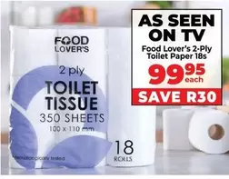 2-Ply Toilet Paper