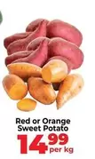 Red or Orange Sweet Potato
