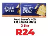 Lovers+ - 40% Fat Spread