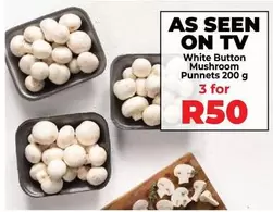 White Button Mushroom Punnet