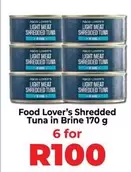 Light Meat Shredded Tuna in Brine