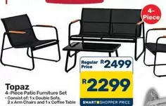 4-Piece Patio Furniture Set
