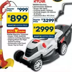 ryobi - 1800W Electric Lawnmower RM-1802