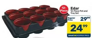 12-Piece Pot and Tray Set