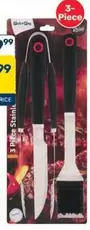 3 Piece Stainless Steel BBQ Set