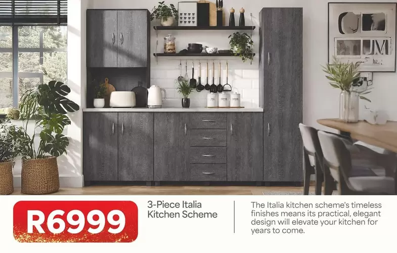 3-Piece Italia Kitchen Scheme
