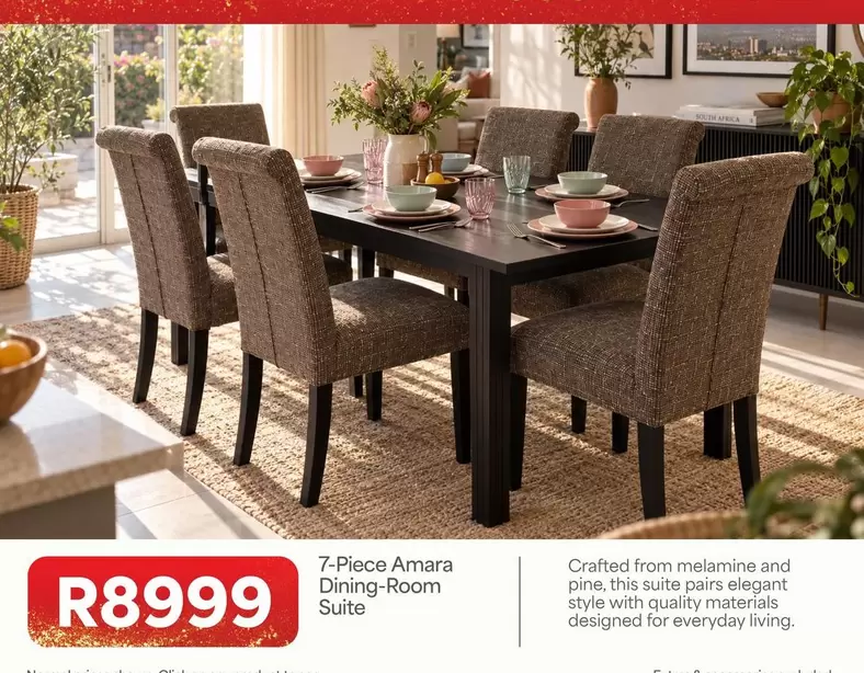 Everyday - 7-Piece Amara Dining-Room Suite