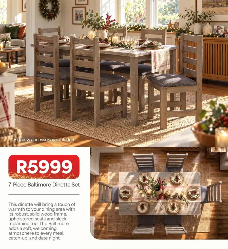 7-Piece Baltimore Dinette Set