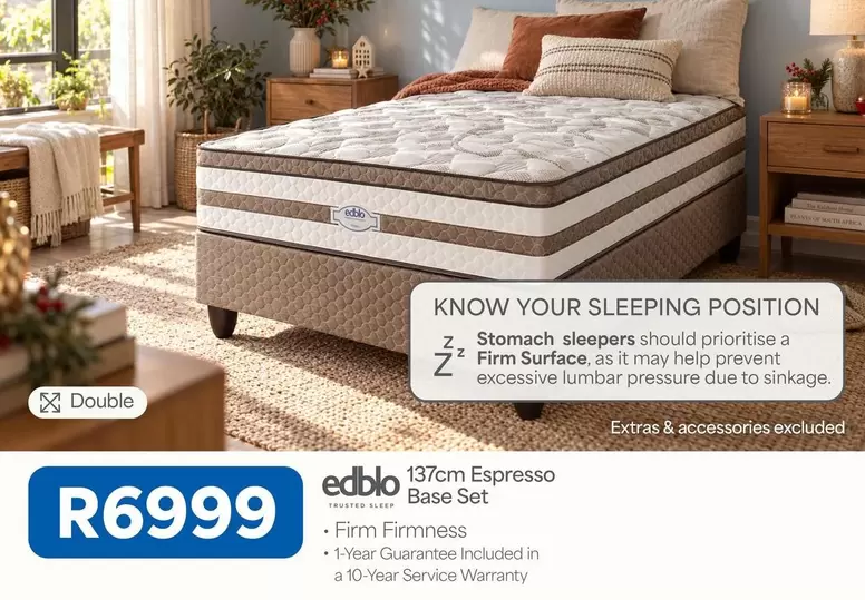 Edblo - 137cm Espresso Base Set