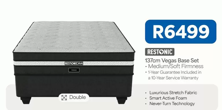 Restonic - 137cm Vegas Base Set